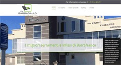 Desktop Screenshot of infissibarbagallo.com